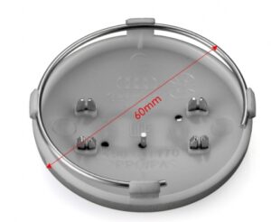 Audi 60mm Radnabenkappen - Image 2