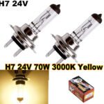 Beleuchtung - H7 24V 70W 3000K gelbe Glühbirnen
