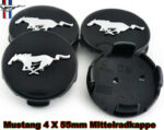 Mustang 4 X 55mm Mittelradkappe