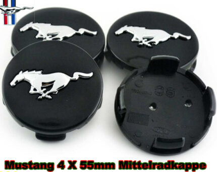 Mustang 4 X 55mm Mittelradkappe