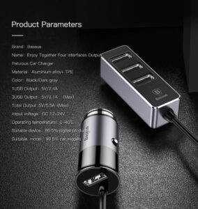 4 USB Schnellladegerät 5V 5.5A - Image 8