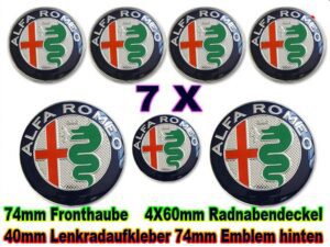 ALFA ROMEO Autoabzeichen-Set