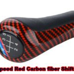 Interieur - BMW 5 Gang Red Carbon Schaltknauf
