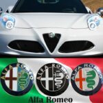 Alfa Romeo Logo 74 mm + 60 mm - Image 2