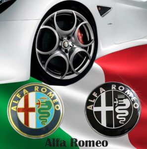 Alfa Romeo Logo 74 mm + 60 mm - Image 3
