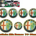 Alfa Romeo Logo 74 mm + 60 mm
