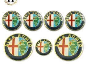 Alfa Romeo Logo 74 mm + 60 mm - Image 5