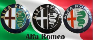 Alfa Romeo Logo 74 mm + 60 mm Schwatz - Image 3