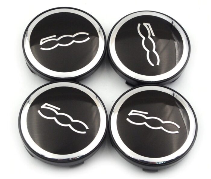 Emblem + Radmittenkappe - Fiat 500-Cento-Radkappe