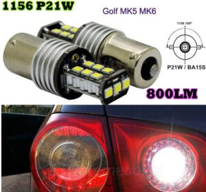 BA15S 1156 2X LED-Licht umkehrt