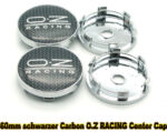 O.Z 60mm schwarz CarbonRadmitte Caps