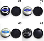 VOLVO Schwatz 4 x 64mm Felgenkappe - Image 7