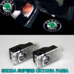 SKODA Logo Licht Superb Oktavia Fabia 09