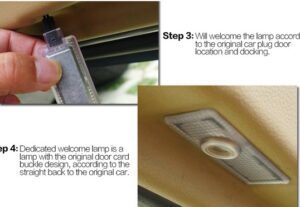 Benz AMG Logo-Türleuchte CLS CLA C207 - Image 7