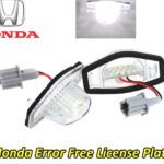 Honda Kennzeichenbeleuchtung