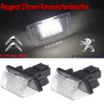 Peugeot Citroen Kennzeichenbeleuchtung