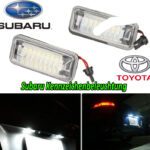 Subaru Toyota Kennzeichenbeleuchtung