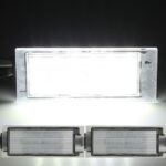 Renault White LED Anzahl Kennzeichenbele - Image 3
