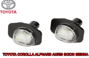 Toyota Kennzeichenbeleuchtung Corolla
