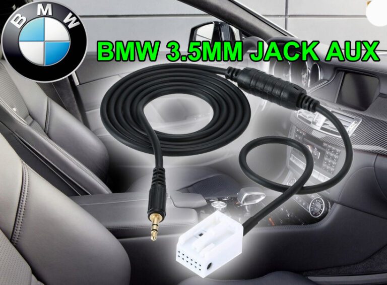 AUX + Bluetooth - BMW 3,5mm Mini-Klinke Aux-Kabel