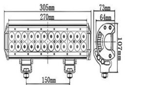 CREE LED 7200LM 6000K LED-Licht24 X 72W - Image 7