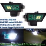 VW Golf Spiegel Pfützenlichter