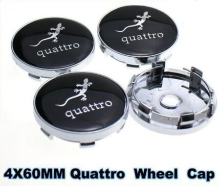 Audi Quattro Radkappen 60mm X4