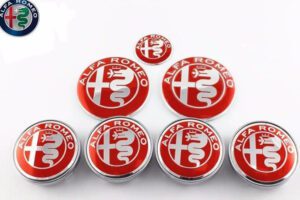 Alfa Romeo Logo 74 mm + 60 mm