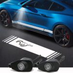 Mustang 2013-2022 LED-Seitenpfützen-Rückspiegel-Logo-Leuchte