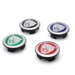 Jaguar 58mm Rot Radnaben Mittelkappen - Image 5