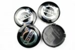 VOLVO Schwatz Silber 4 x64mm Felgenkappe - Image 3