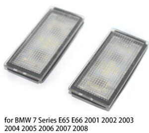 BMW E65/E66 2001–2008 weiße LED-Heck-Kennzeichenbeleuchtung