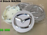 MAZDA 56mm Felgendeckel 4X silver
