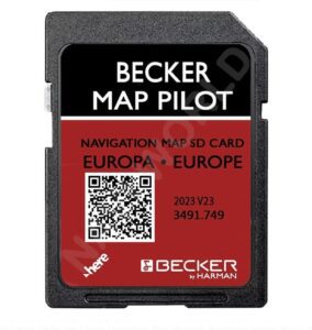 Mercedes Europe Becker Map Pilot v22 SD Card 2023