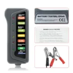12V Digital Battery Alternator Tester Car Vehicle Diagnostic Tool with 6 LED Lights Display Battery Testers For Car Motorcycle - Image 3