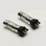 PW24W Canbus Error Free Projector LED Bulbs DRL Daytime Lights For BMW F30 3 Series