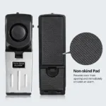 Door Stop Alarm System 125dB Loud Home Security Anti-Theft Door Block System Portable Doorstop Preasure Alarm - Image 6