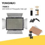 YONGNUO YN600L II LED Photography Video Camera Light 3200K-5500K Color Adjustable Lamp Wireless Remote Control with AC Adapter