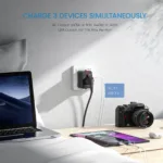 All in One International Power Adapter Charger with Dual USB Charger for US UK EU AU - Image 4