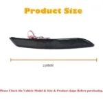 Rear Bumper Reflector LED Brake Stop light Assy,Durable Car Light 2011-16 For BMW F10 528i 535i 550i Sedan (NOT fit M5 M Sport) - Image 4