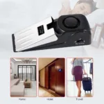 Door Stop Alarm System 125dB Loud Home Security Anti-Theft Door Block System Portable Doorstop Preasure Alarm - Image 10