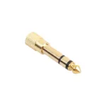 6 35 mm Male to 3 5 mm Female Headphone Adapter Wear-resistant Jack Converter Audio Plug Gold Plating Process Power Amplifier - Image 3
