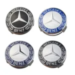 Mercedes Benz  75MM Car Styling Wheel Center Covers Hub Caps Replacement W211 W203 W204 W210 W124 AMG W202 CLA W212 W220 W205 - Image 2