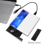 External DVD Drive support Connecting TV with USB 3.0 and Type C interface Remote Control - Image 2
