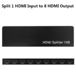 4K*2k 1x8 HDMI 8 Port HDMI Video Splitter Audio Amplifier Repeater 3D 1080p 1 In to 8 Out 1x8 HDMI Splitter Converter HDTV