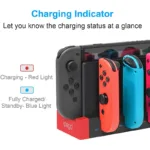 Nintendo Switch Joy Con Controller Charger Dock Stand Station Holder Switch NS Joy-Con Game Support Dock for Charging - Image 5