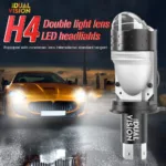 H4 Lens LED Car Headlight Bulbs 80000LM 800W CANBUS Turbo Auto Bulb H4 High Low Light Fog lamp bulb12V 24V