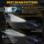 H4 Lens LED Car Headlight Bulbs 80000LM 800W CANBUS Turbo Auto Bulb H4 High Low Light Fog lamp bulb12V 24V - Image 4