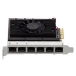 6 Ports PCIe 2.5 Gigabit Network Card RJ45 2500Mbps NIC Realtek 8125B Chip for 2.5G Vision Industrial Camera Capture - Image 2