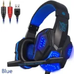 Headset PC Music Stereo Earphones Headphones with Mic LED Light for PS4 computer Gamer headphone 3.5mm - Image 2